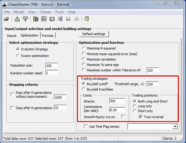 Trading Opt Setup