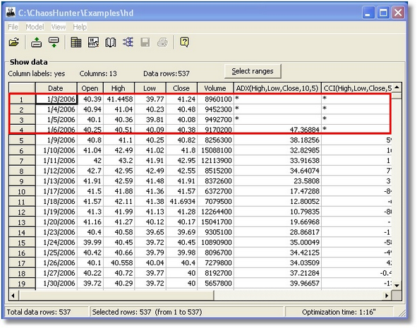 HD data file in ChaosHunter